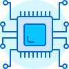 Icon of integrated circuit chip